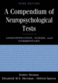 Compendium of Neuropsychological Tests