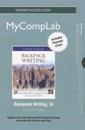 MyLab Composition with Pearson eText -- Standalone Access Card -- for Backpack Writing
