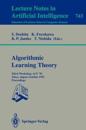 Algorithmic Learning Theory - ALT '92