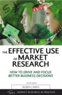 Effective Use of Market Research