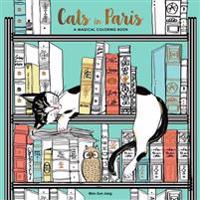 Cats in Paris: A Magical Coloring Book