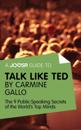 Joosr Guide to... Talk Like TED by Carmine Gallo