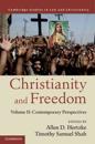 Christianity and Freedom: Volume 2, Contemporary Perspectives
