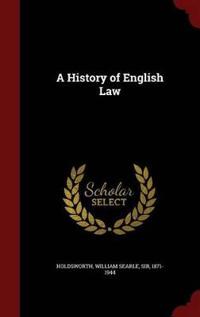 A History of English Law