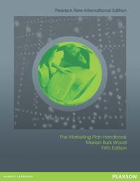 Marketing Plan Handbook: Pearson New International Edition