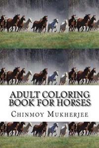 Adult Coloring Book for Horses