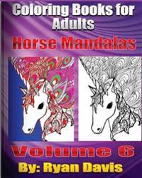 Coloring Books for Adults-Horse Mandalas