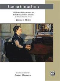 Essential Keyboard Etudes: 100 Early Intermediate to Late Intermediate Studies, Comb Bound Book