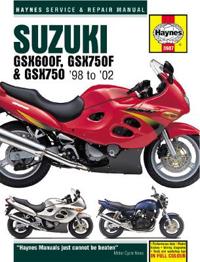 Suzuki Gsx600f, Gsx750f & Gsx750 '98-'02