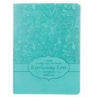 Journal Turquoise Luxleather Everlasting Love