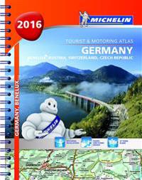 Tyskland Österrike Schweiz 2016 Atlas Michelin : Varierande skalor