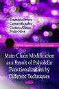 Main-Chain Modification as a Result of Polyolefin Functionalization by Different Techniques
