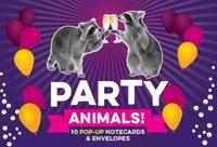Party Animals! Pop-Up Notecard Collection