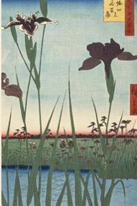 Horikiri Iris Garden (Utagawa Hiroshige): Blank 200 Page Lined Journal for Your Thoughts, Ideas, and Inspiration