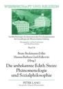 Die «unbekannte» Edith Stein: Phaenomenologie und Sozialphilosophie