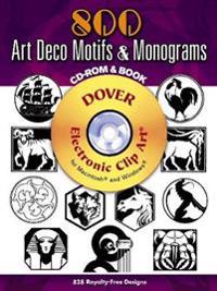 800 Art Deco Motifs and Monograms