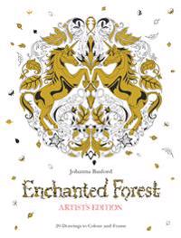 Enchanted Forest: 20 Drawings to Color and Frame
