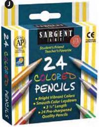 Pencil/24 Ct. Half Sized Color
