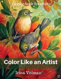 Color Like an Artist: Coloring Book for Adults