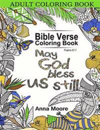 Adult Coloring Book: Bible Verse Coloring Book: Inspirational Bible Blessings Quotes for Christians and People of Faith - Stress Relieving