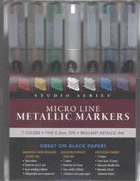 Studio Series Micro-Line Metallic Markers (Set of 7)