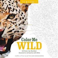 Trianimals: Color Me Wild: 60 Color-By-Number Geometric Artworks with Bite