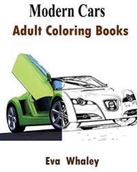 Modern Cars: Adult Coloring Book: Design Coloring Book