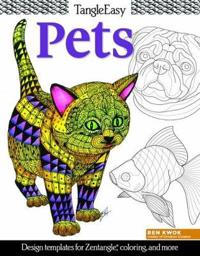 Lovable Pets Adult Coloring Book