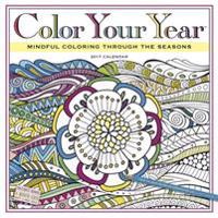 Color Your Year Wall Calendar 2017