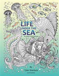 Life Under the Sea: Left-Handed Coloring Book