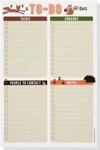 Forest Friends Note Pad (to Do List)