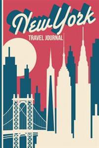 New York Travel Journal - Retro Style: Wanderlust Journals