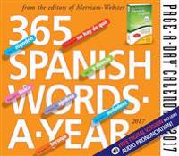 365 Spanish Words-a-Year 2017 Calendar