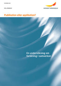Publikation eller applikation? En undersökning om forskning i samverkan