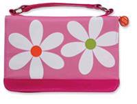 Daisy Microfiber Pink Large Book & Bible Cover