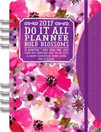 2017 Bold Blossoms Do It All Planner