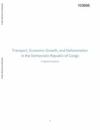 Transport, economic growth, and deforestation in the Democratic Republic of Congo