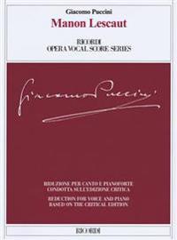 Manon Lescaut: Ricordi Opera Vocal Score Series