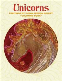 Unicorns Paintings by Susan Seddon Boulet Coloring Book CB173
