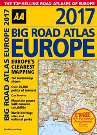 AA 2017 Big Road Atlas Europe