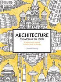 Architecture from Around the World: A Might Could Studios Coloring Book for Adults