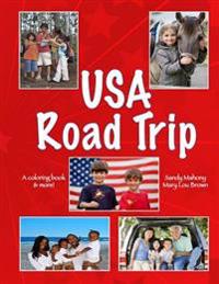 U.S.A. Road Trip Coloring Book