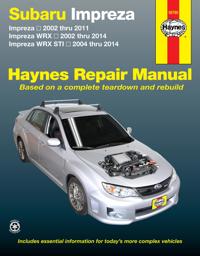 Subaru Impreza Petrol Automotive Repair Manual