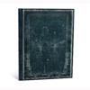 Midnight Steel Ultra Lined Hardcover Journal (Elastic Band Closure)