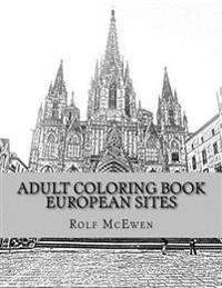 Adult Coloring Book: European Sites