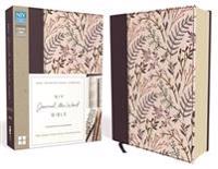 NIV, Journal the Word Bible, Hardcover, Pink Floral Cloth: Reflect, Journal, or Create Art Next to Your Favorite Verses
