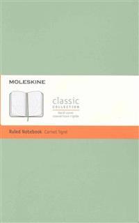 Moleskine Classic Notebook, Large, Ruled, Willow Green