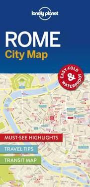 Lonely Planet City Map Rome