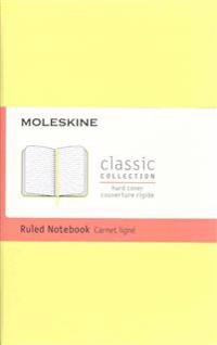 Moleskine Classic Notebook, Pocket, Ruled, Citron Yellow