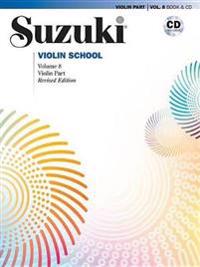 Suzuki Violin School, Vol 8: Violin Part, Book & CD